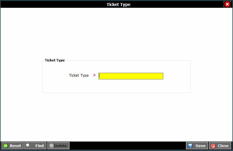 Ticket Type